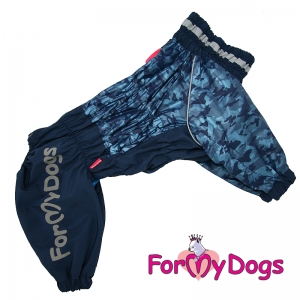 Дождевик FMD Блу камуфляж для средних и больших собак для мальчика