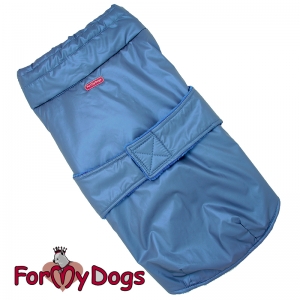 Попона FMD Металлик синяя для средних и больших собак